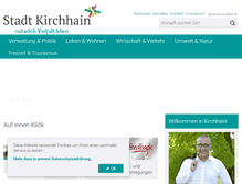 Tablet Screenshot of kirchhain.de